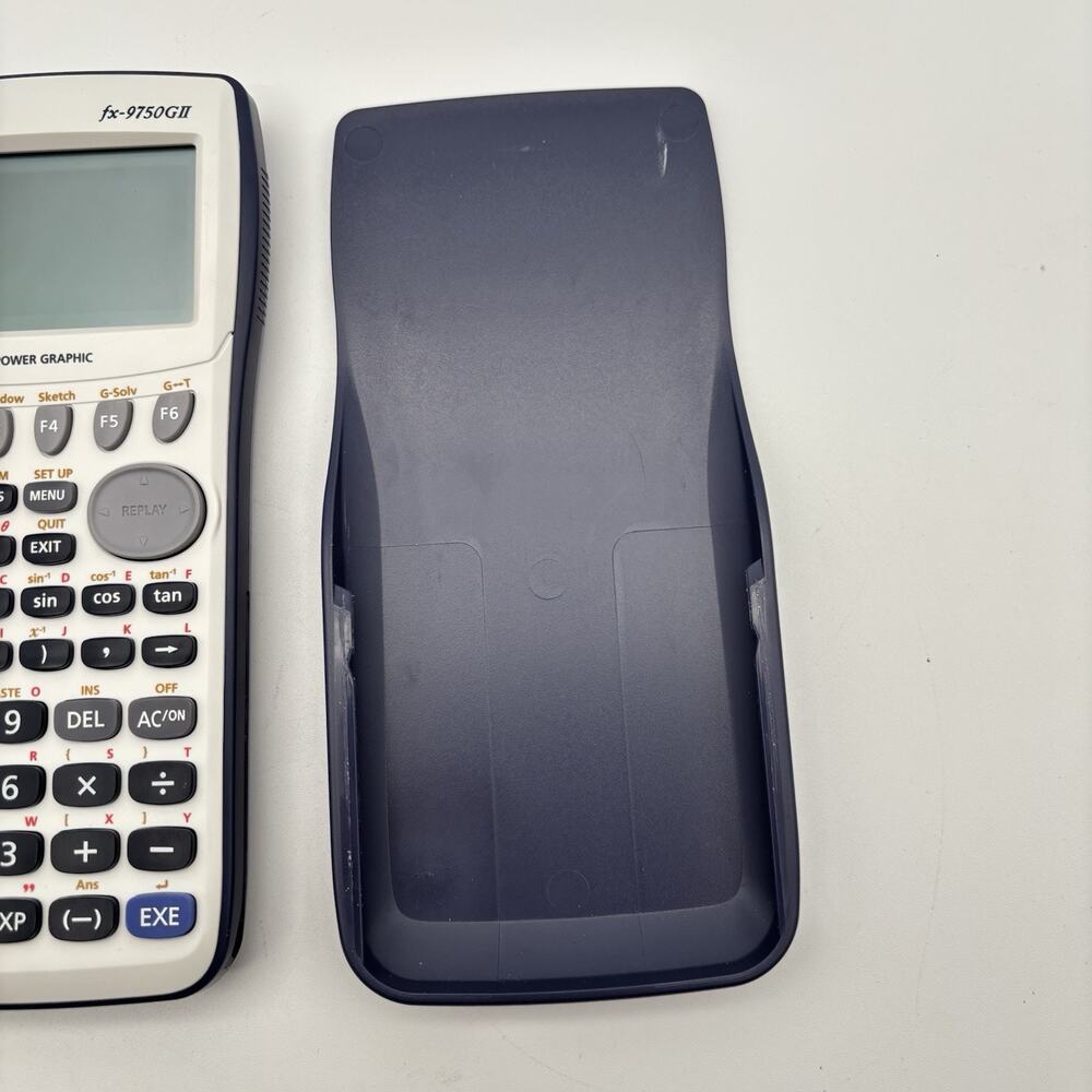 Casio fx-9750GII Graphing Calculator With Slide Cover, Tested Working. Clean. - Picture 3 of 13